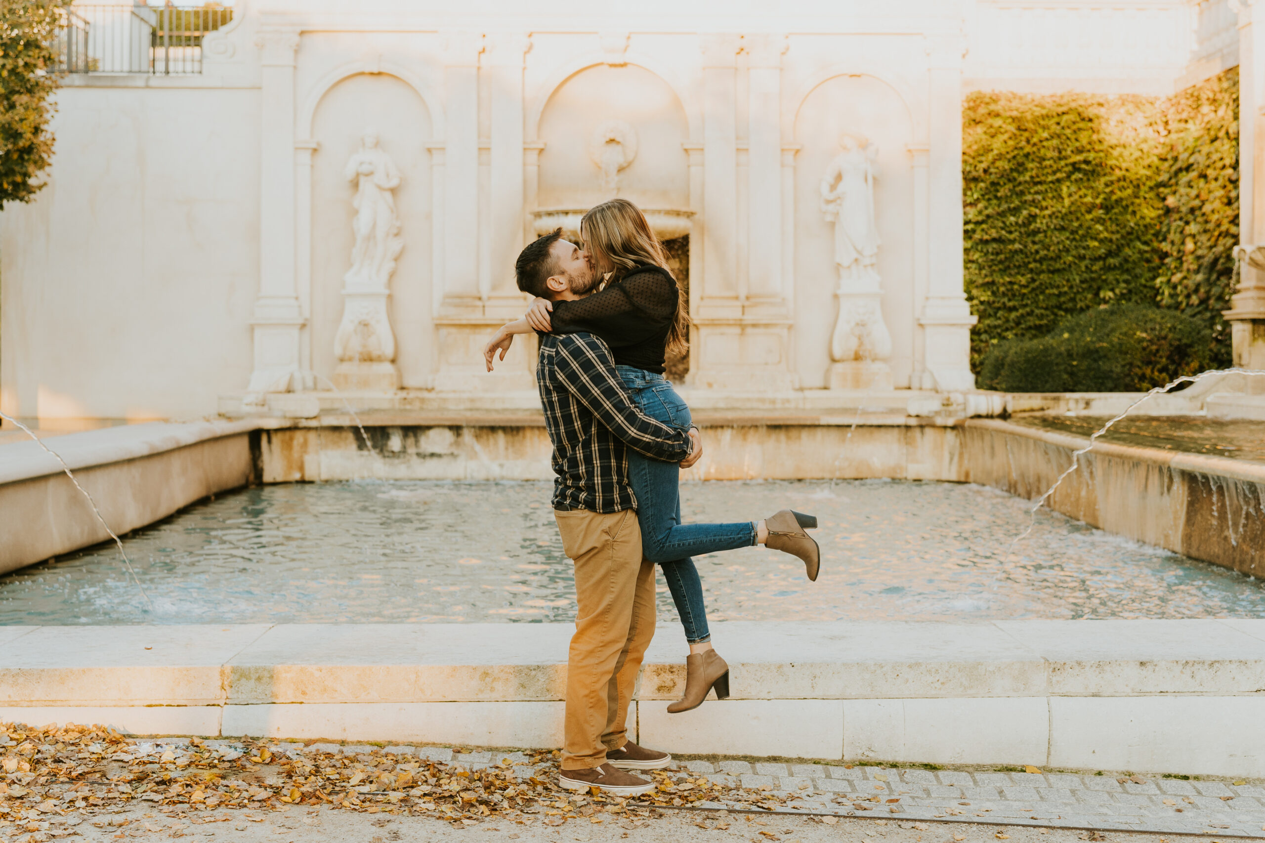 Fall Engagement Session at Longwood Gardens